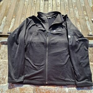 North Face Jacket Mens 2XL Black Full Zip Mountain Peaks Outdoor S20 NF0A47FD